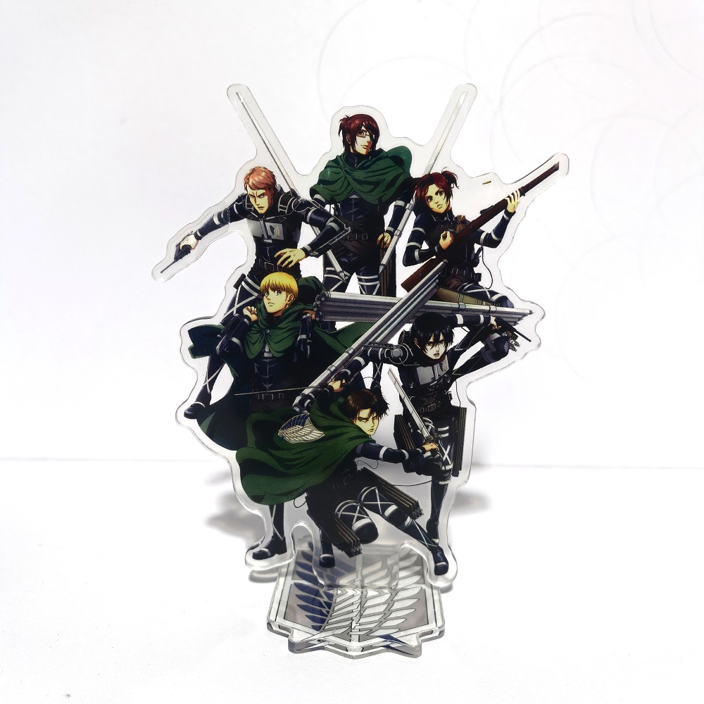 タイタンアクリル立ちエレンミカサリヴァイアーウィンアルミンア - Action Figure Stand のレビューと価格