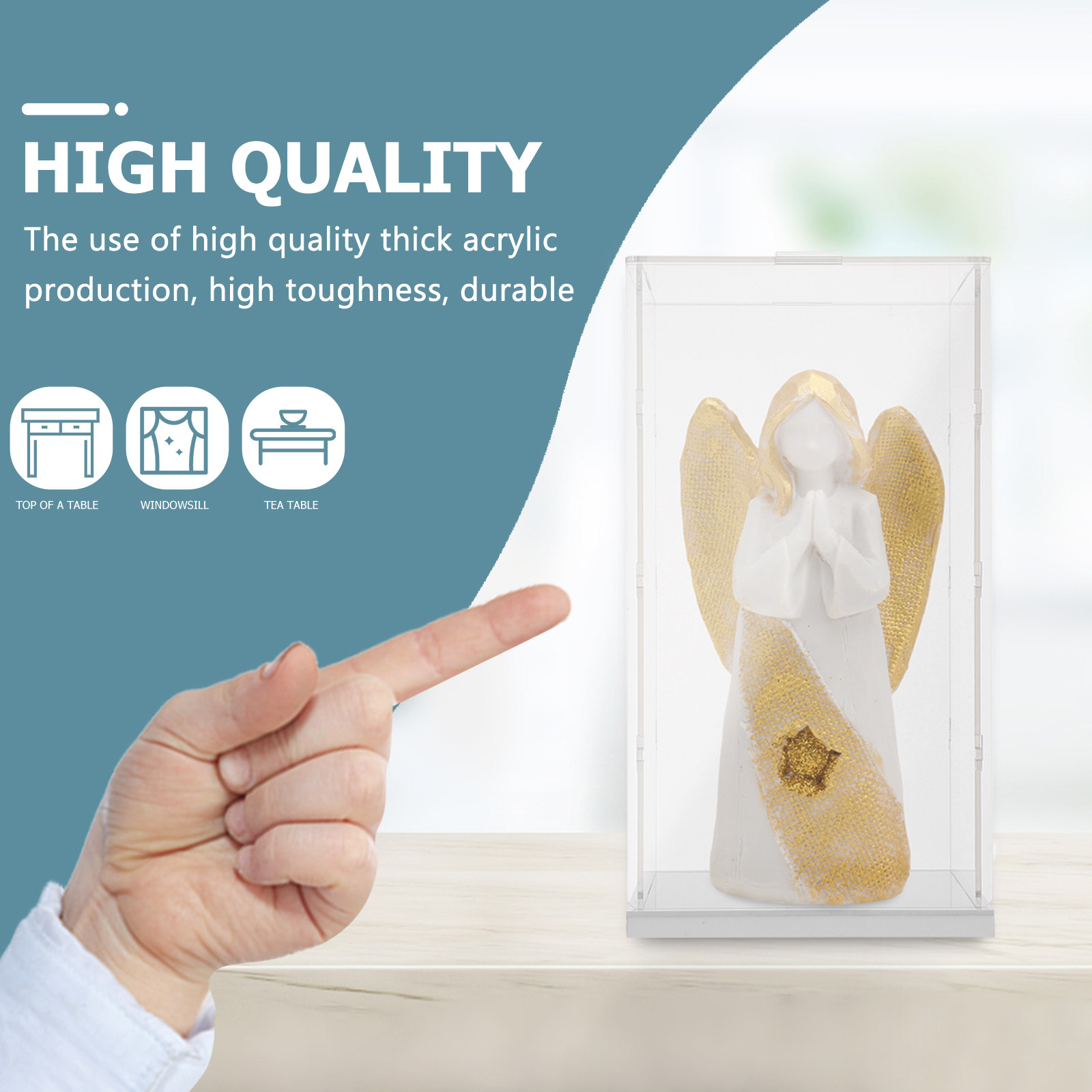 アクリル製ディスプレイボックス 透明 モデルコレクション用  - Display Case Acrylic のレビューと価格