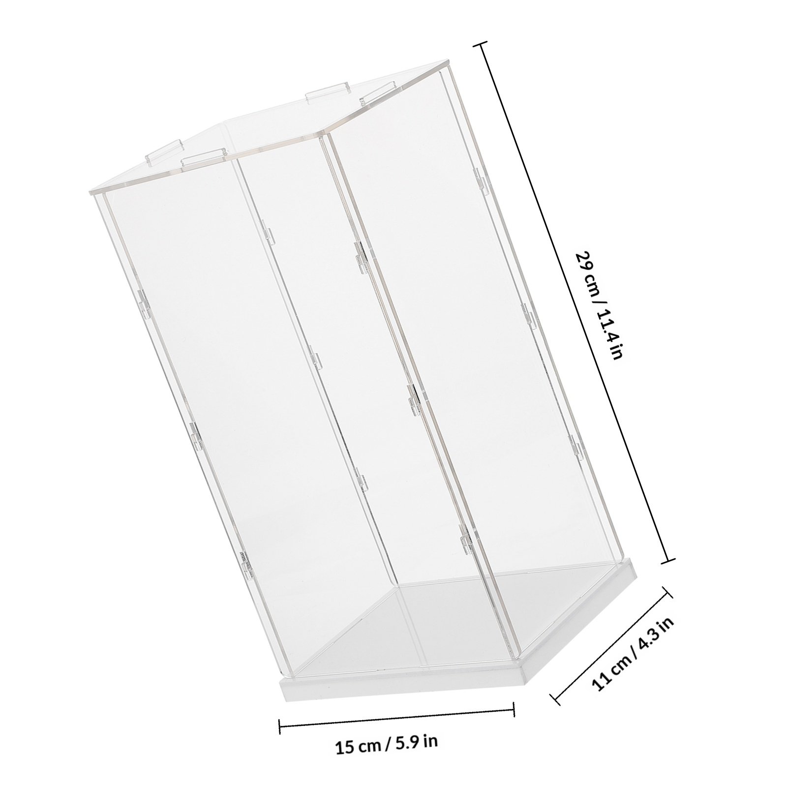 アクリル製ディスプレイボックス 透明 モデルコレクション用  - Display Case Acrylic のレビューと価格