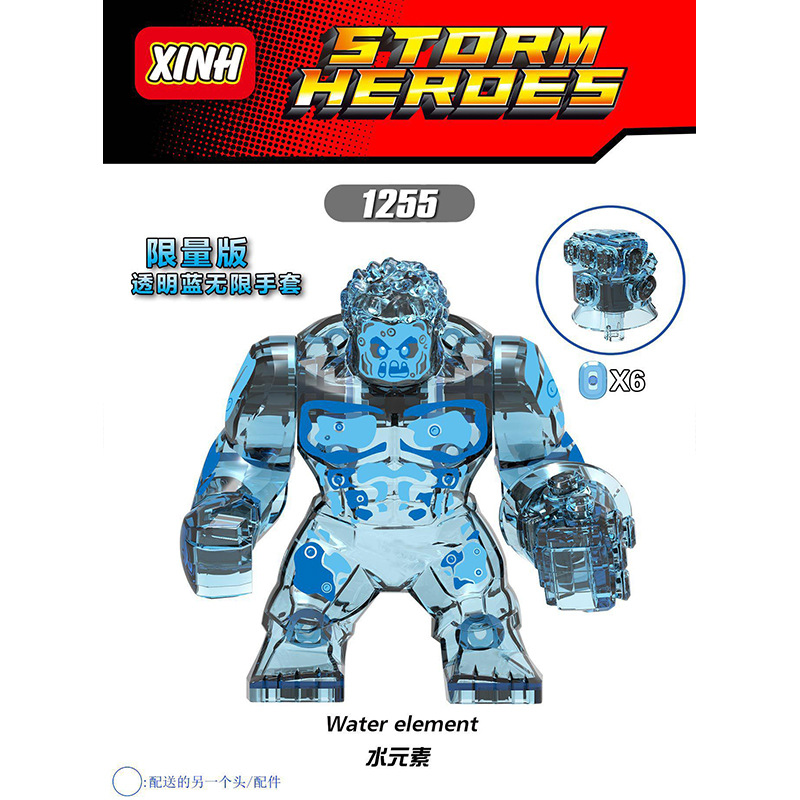 マーベルのスーパーヒーローキャラクター、サノス、ストーンマン - Lego Minifigure Holder のレビューと価格